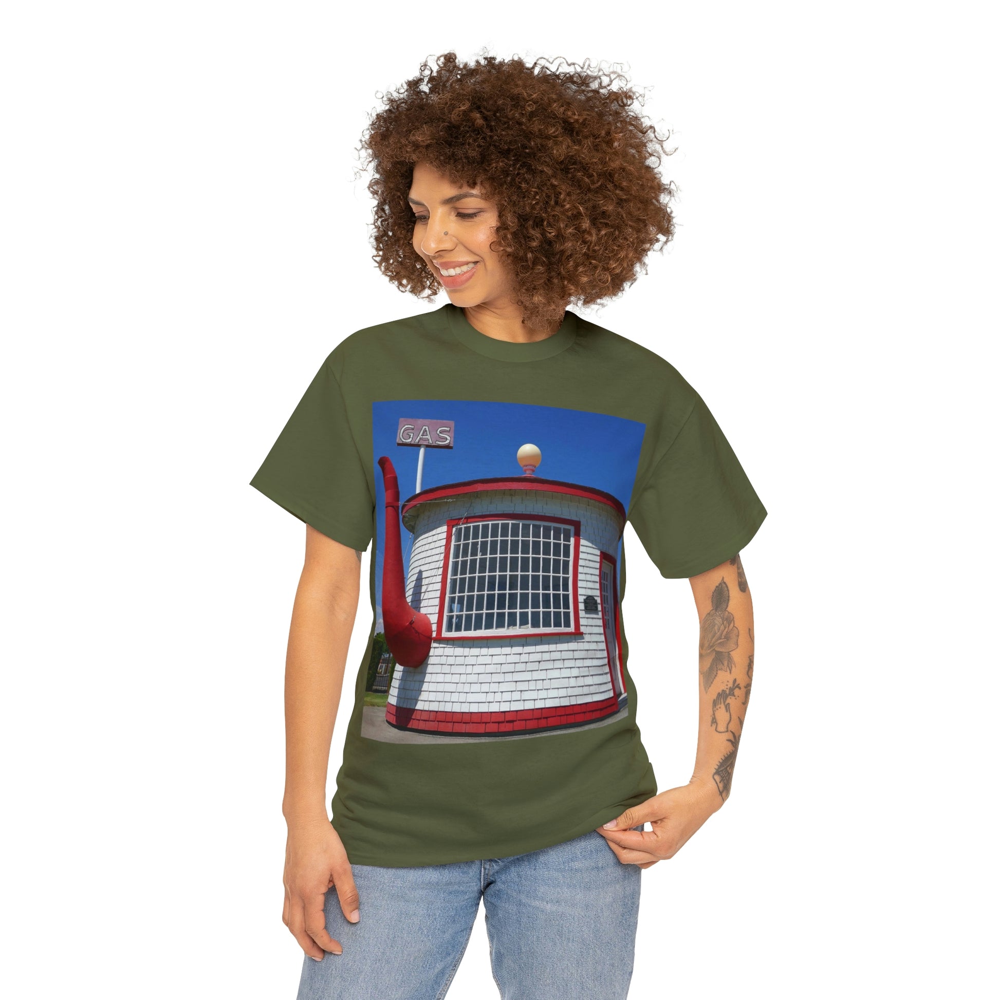 Historic Attraction Teapot Dome - Unisex Heavy Cotton Tee - Fry1Productions