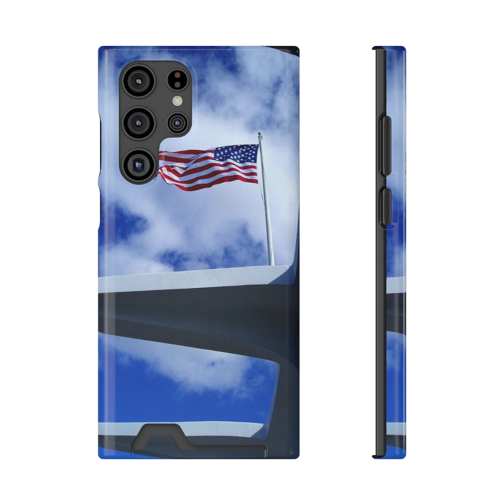"In Solemn Remembrance" - Galaxy S22 S21 & iPhone 13 Case With Card Holder - Fry1Productions