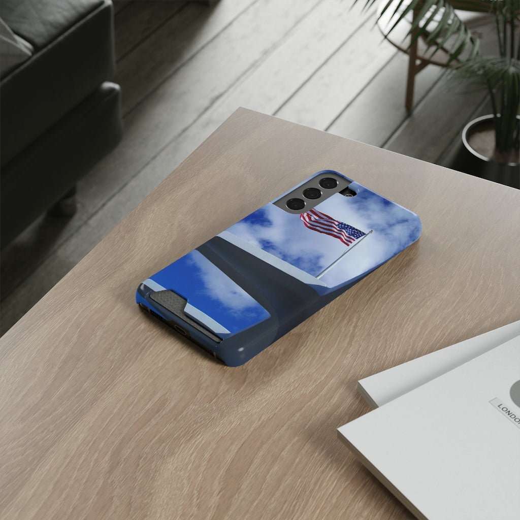 "In Solemn Remembrance" - Galaxy S22 S21 & iPhone 13 Case With Card Holder - Fry1Productions