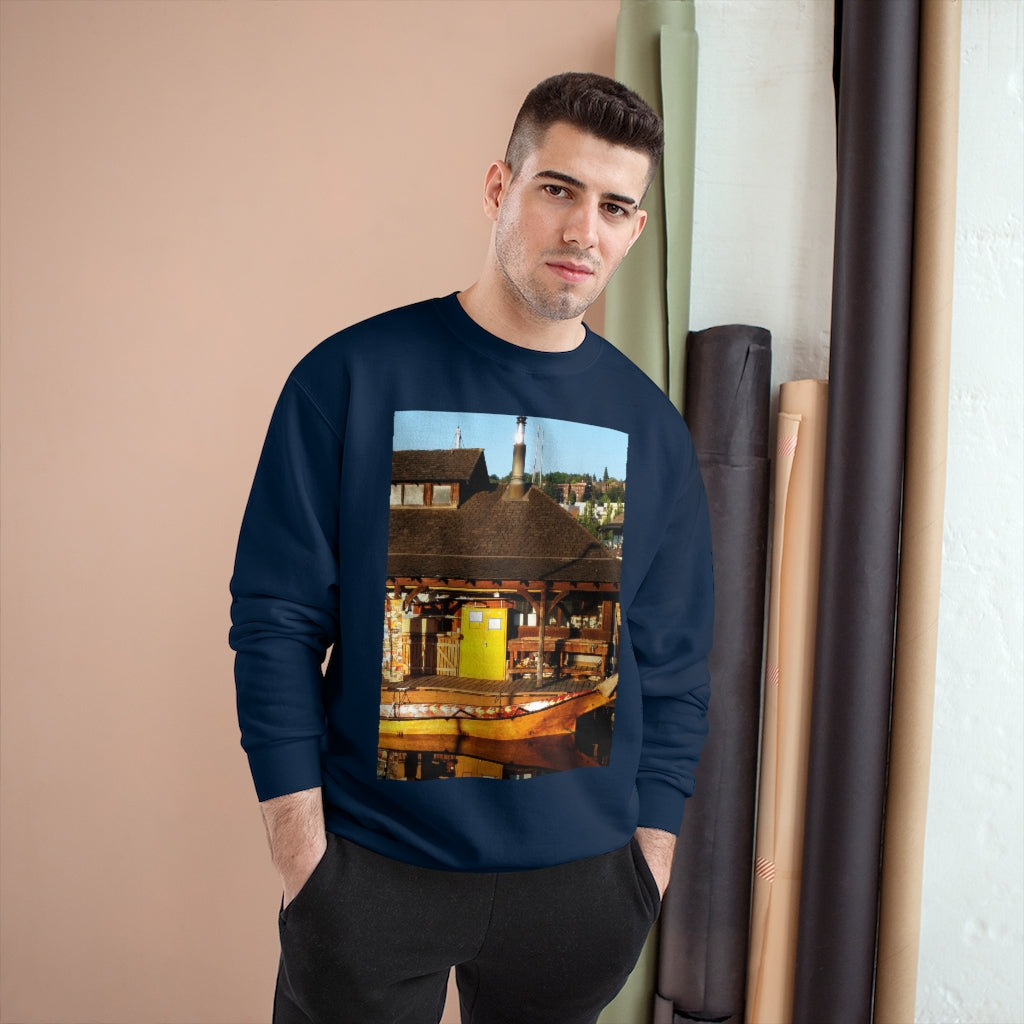 Q'il'bid Awe - Champion Sweatshirt - Fry1Productions