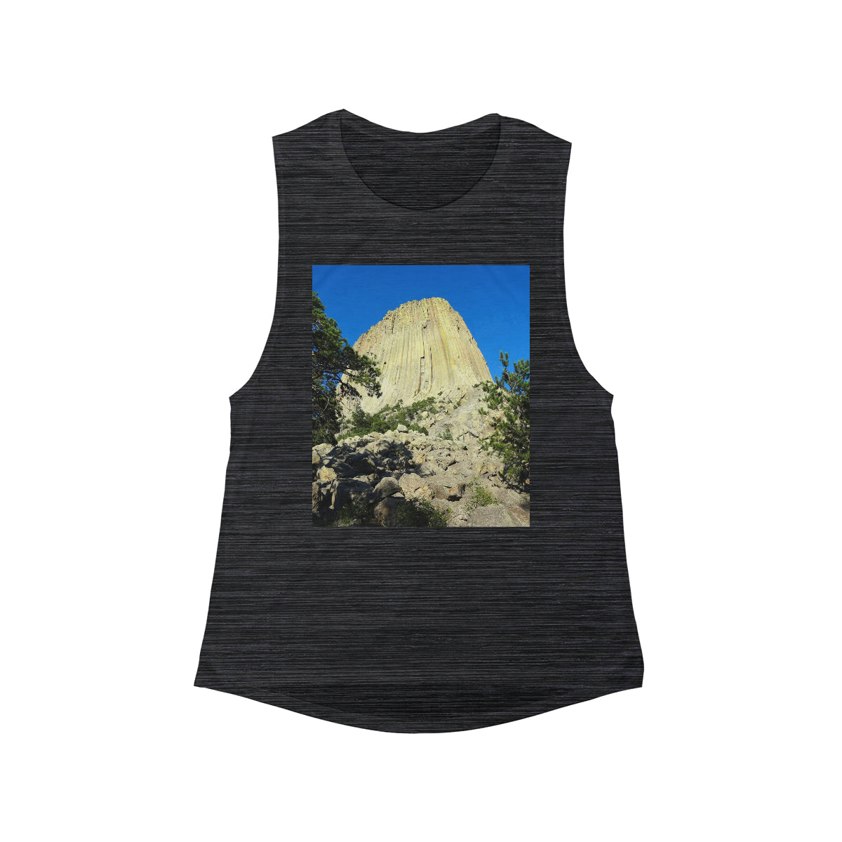 Reaching Heaven - Women's Flowy Scoop Muscle Tank - Fry1Productions