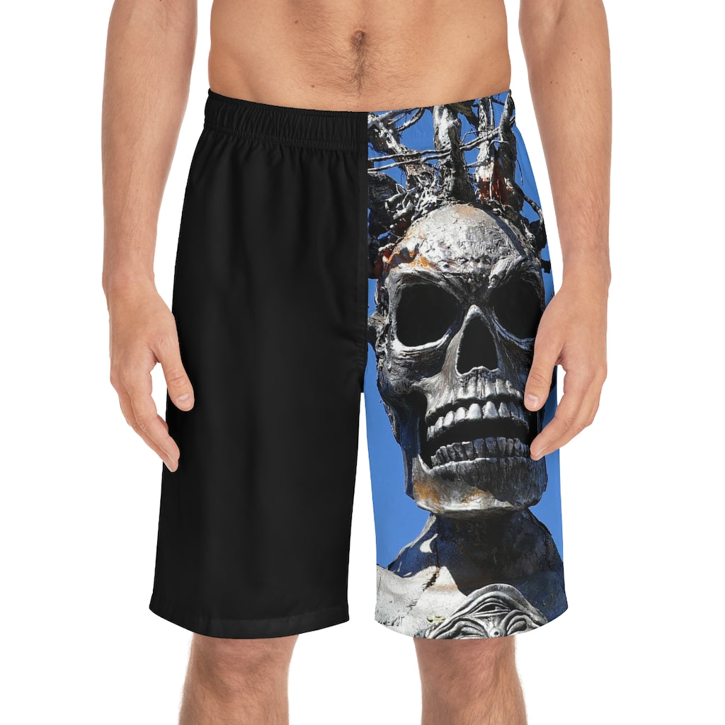 Skull Warriors - Men's Board Shorts - Fry1Productions