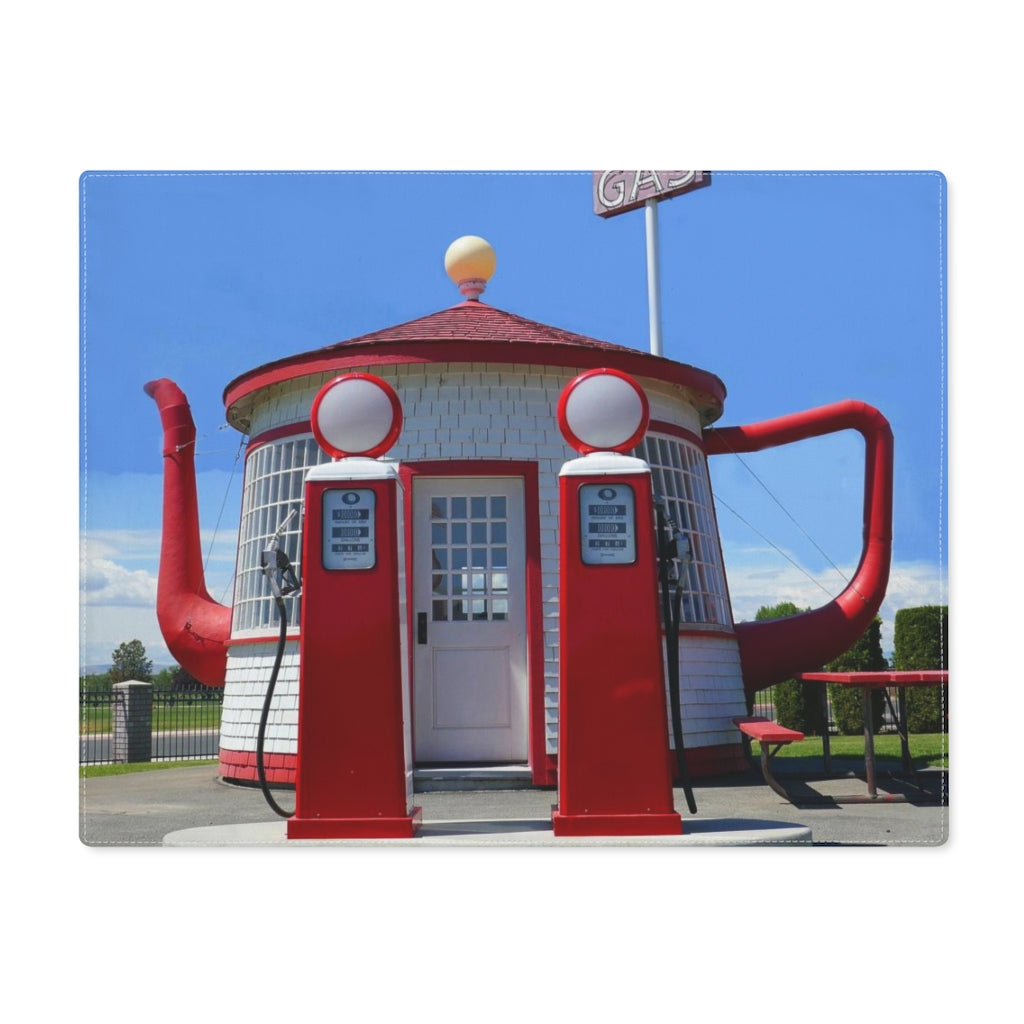 "Awesome Teapot Dome Service Station" - Placemat - Fry1Productions