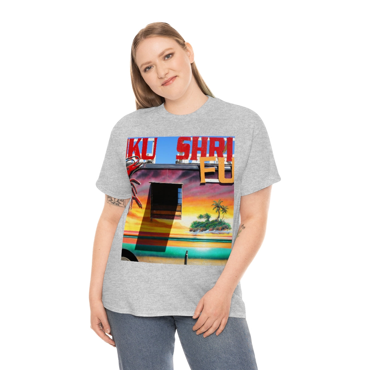 Island Love - Unisex Heavy Cotton Tee - Fry1Productions