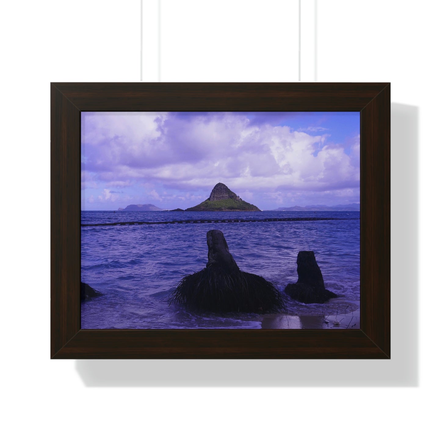 Wade To Chinaman's Hat - Framed Horizontal Poster - Fry1Productions