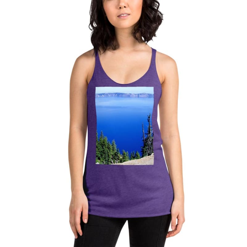 Deep Blue - Women's Racerback Tank Top - Fry1Productions