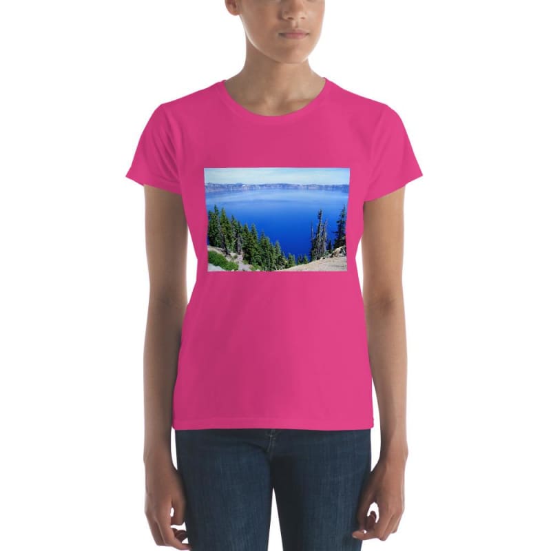 “Deep Blue” - Women's Short Sleeve T-Shirt - Fry1Productions