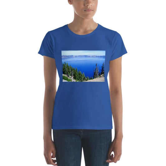 “Deep Blue” - Women's Short Sleeve T-Shirt - Fry1Productions
