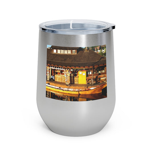 Q'il'bid Awe - 12 oz Insulated Wine Tumbler - Fry1Productions