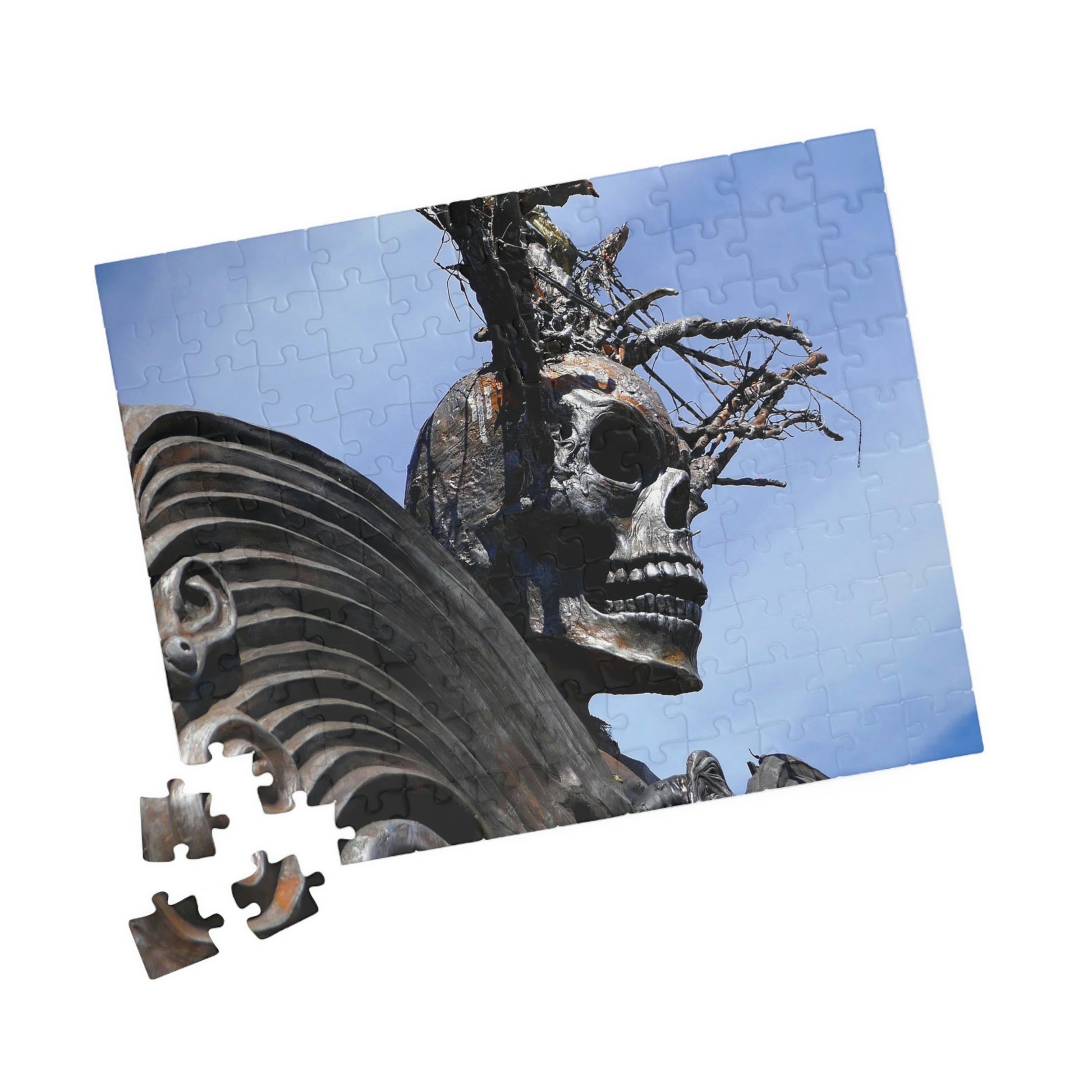 Skull Warrior - Puzzle, Horizontal (110, 252, 500, 1014-piece) - Fry1Productions