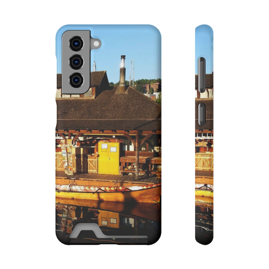 "Q'il'bid Awe" - Galaxy S22 S21 & iPhone 13 Case With Card Holder - Fry1Productions