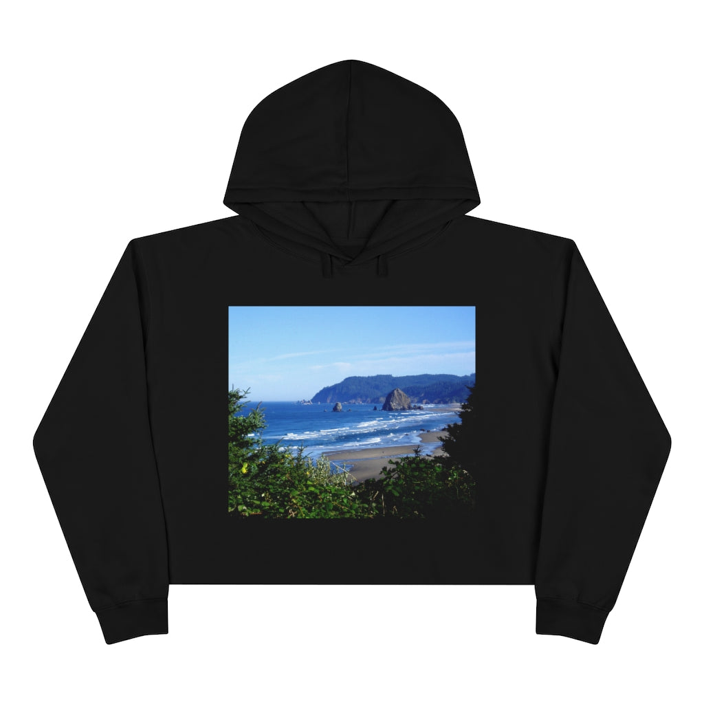 Sea Stacks Triumph - Crop Hoodie - Fry1Productions