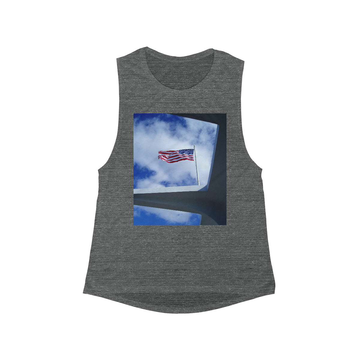 In Solemn Remembrance - Women's Flowy Scoop Muscle Tank - Fry1Productions