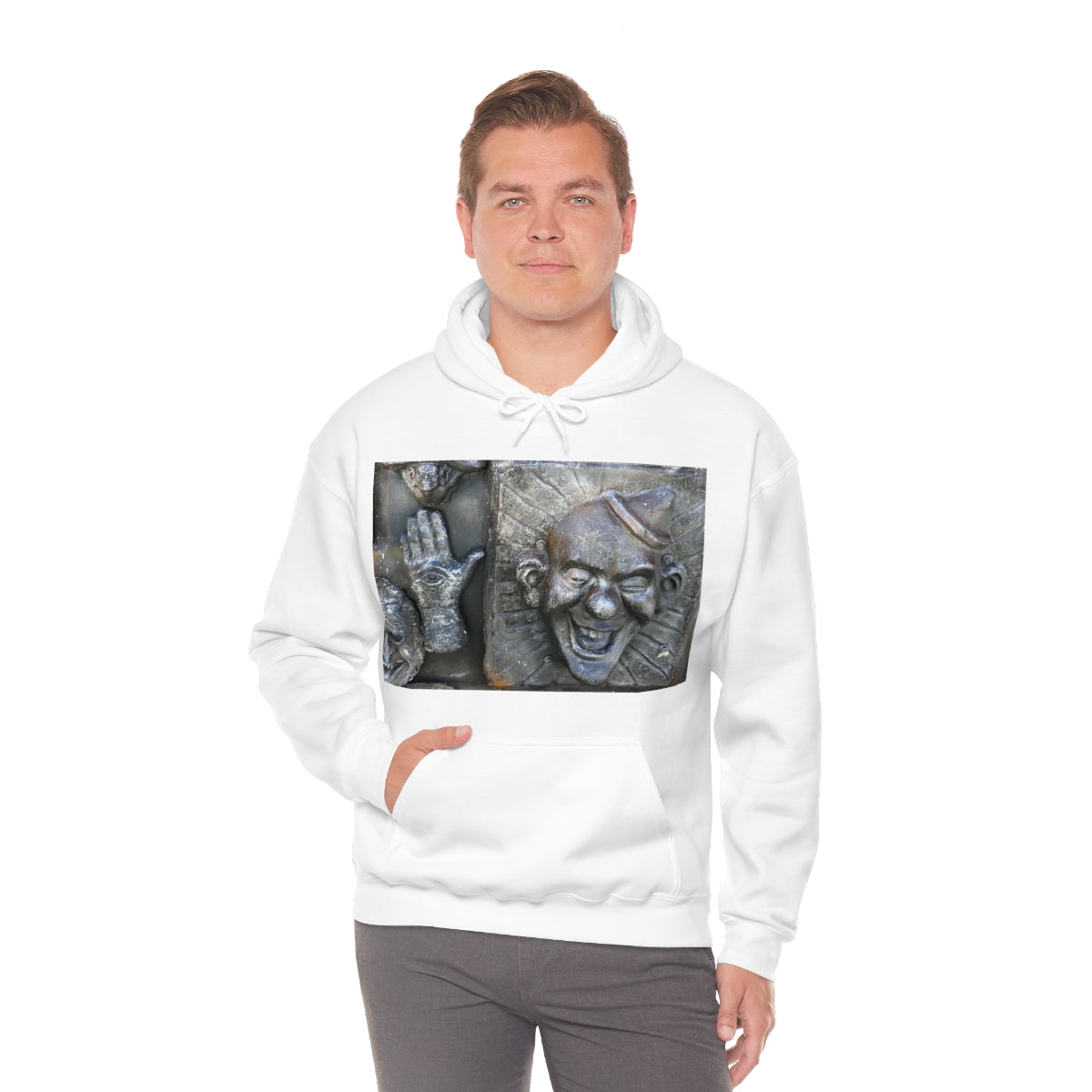 Cosmic Laughter - Unisex Heavy Blend Hooded Sweatshirt - Fry1Productions