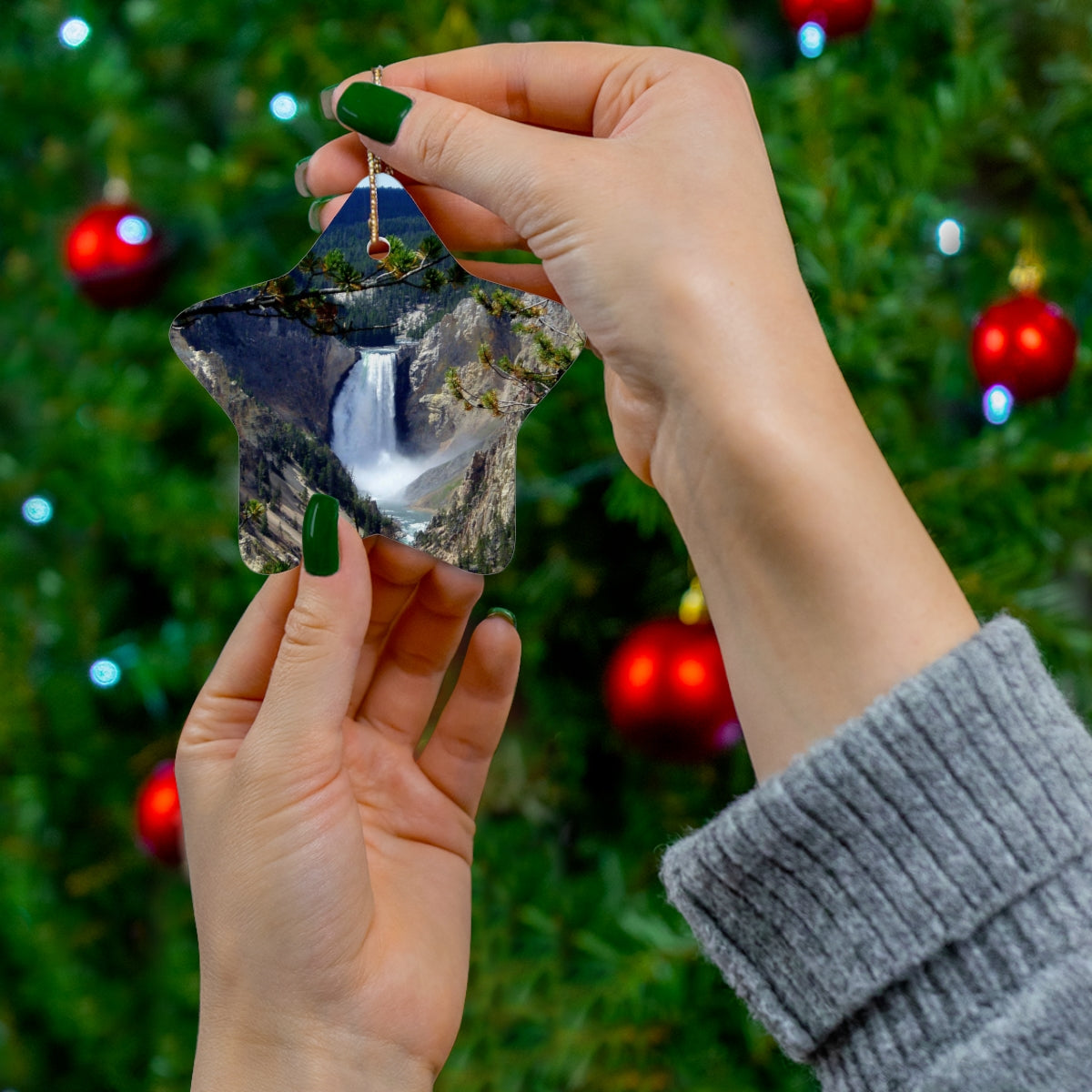 Yellowstone's Splendor  - Ceramic Ornaments - Fry1Productions