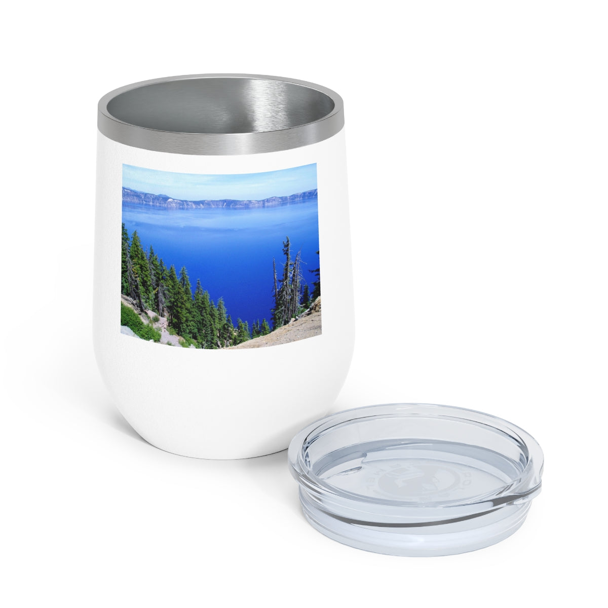 Deep Blue - 12 oz Insulated Wine Tumbler - Fry1Productions