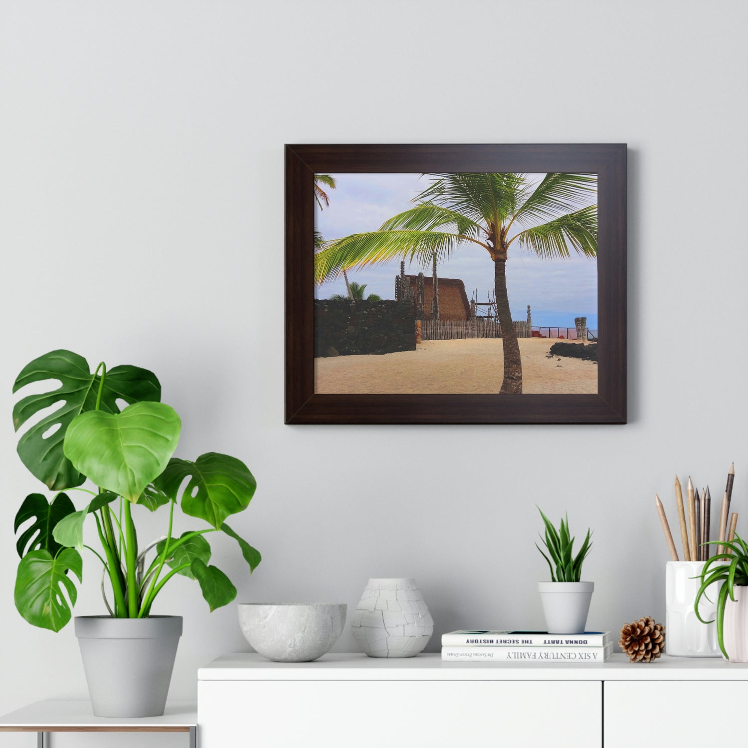 Florescence Hale O Keawe - Framed Horizontal Poster - Fry1Productions
