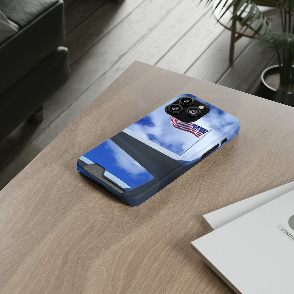 "In Solemn Remembrance" - Galaxy S22 S21 & iPhone 13 Case With Card Holder - Fry1Productions