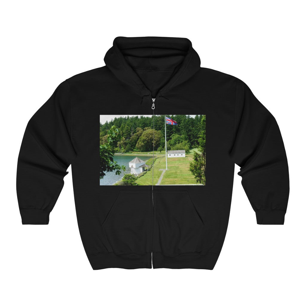 "Magnificent Grandiose Views" - Unisex Full Zip Hooded Sweatshirt - Fry1Productions