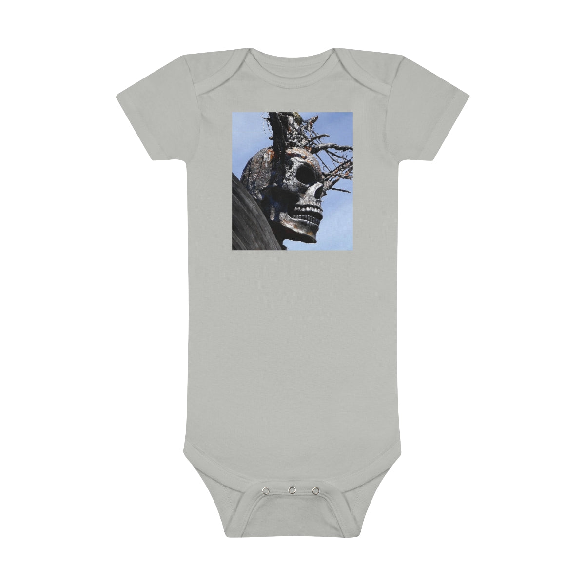 Skull Warrior - Baby Short Sleeve Onesie - Fry1Productions