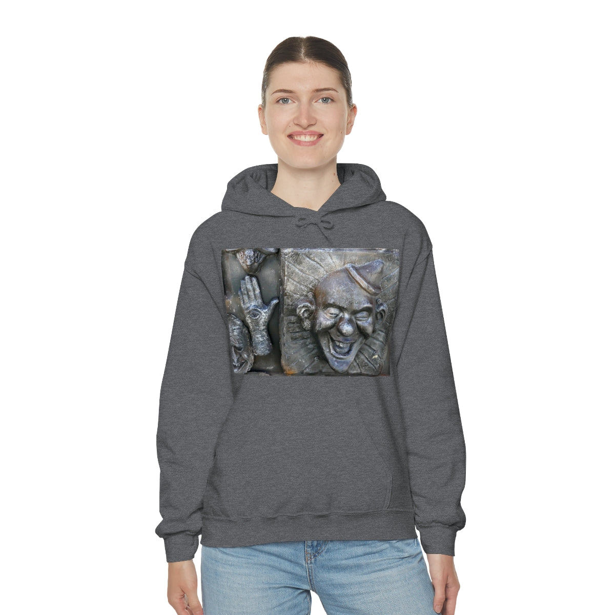 Cosmic Laughter - Unisex Heavy Blend Hooded Sweatshirt - Fry1Productions