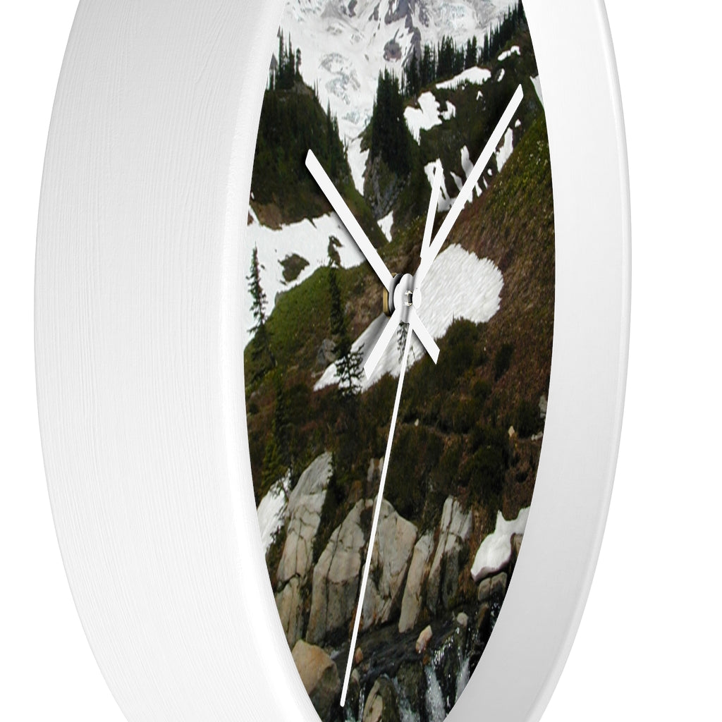 "Tahoma" - 10"  Wooden Frame Wall Clock - Fry1Productions
