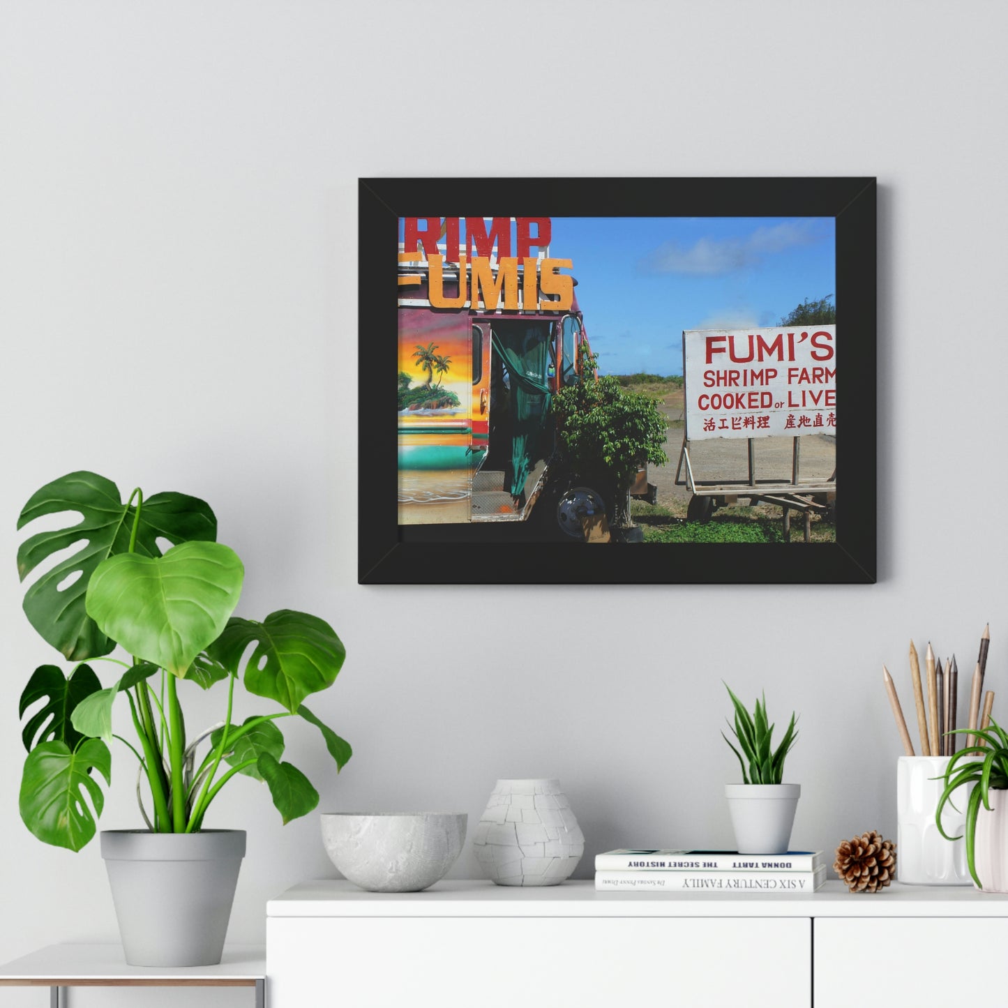 Kaulana Delights - Framed Horizontal Poster - Fry1Productions