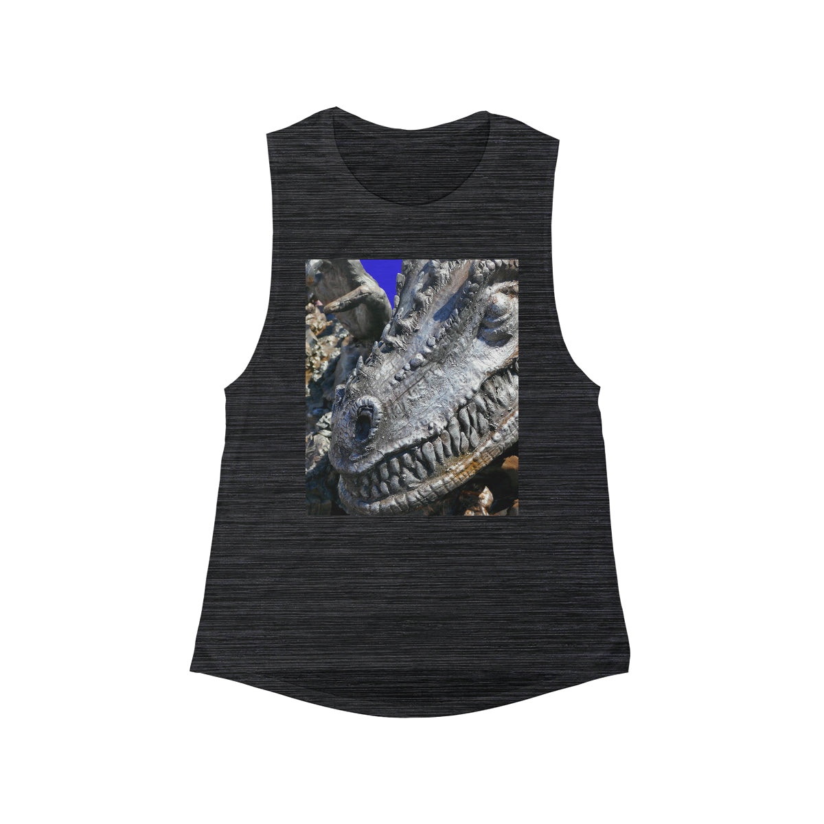 Delectable Vision - Women's Flowy Scoop Muscle Tank - Fry1Productions