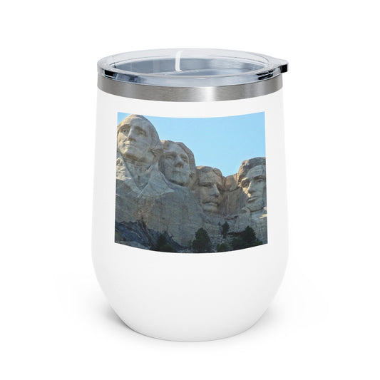 History Remembered Forever - 12 oz Insulated Wine Tumbler - Fry1Productions