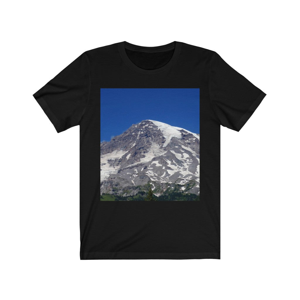 "Majestic Mt. Rainier" - Unisex Jersey Short Sleeve T-Shirt - Fry1Productions