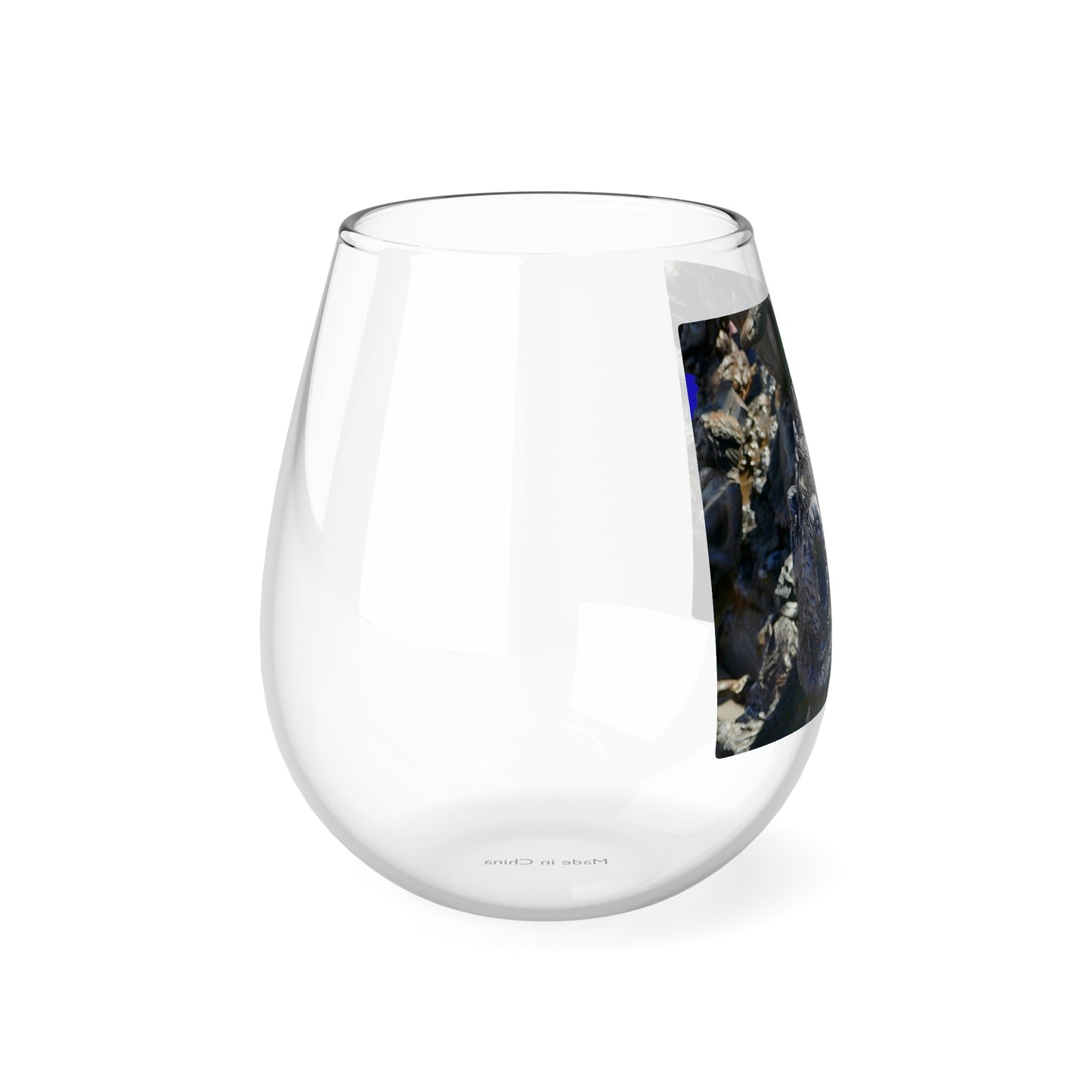 Delectable Vision - Stemless Wine Glass, 11.75 oz - Fry1Productions