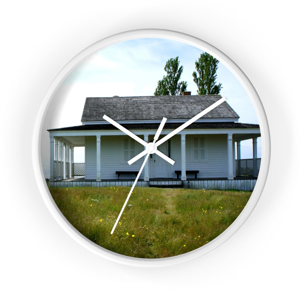 "Tenacious Sentinel" - 10" Wooden Frame Wall Clock - Fry1Productions