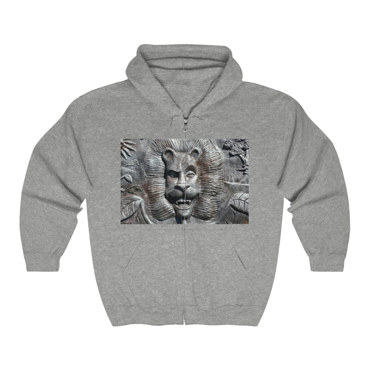 Lion's Friends Forever - Unisex Heavy Blend Full Zip Hooded Sweatshirt - Fry1Productions