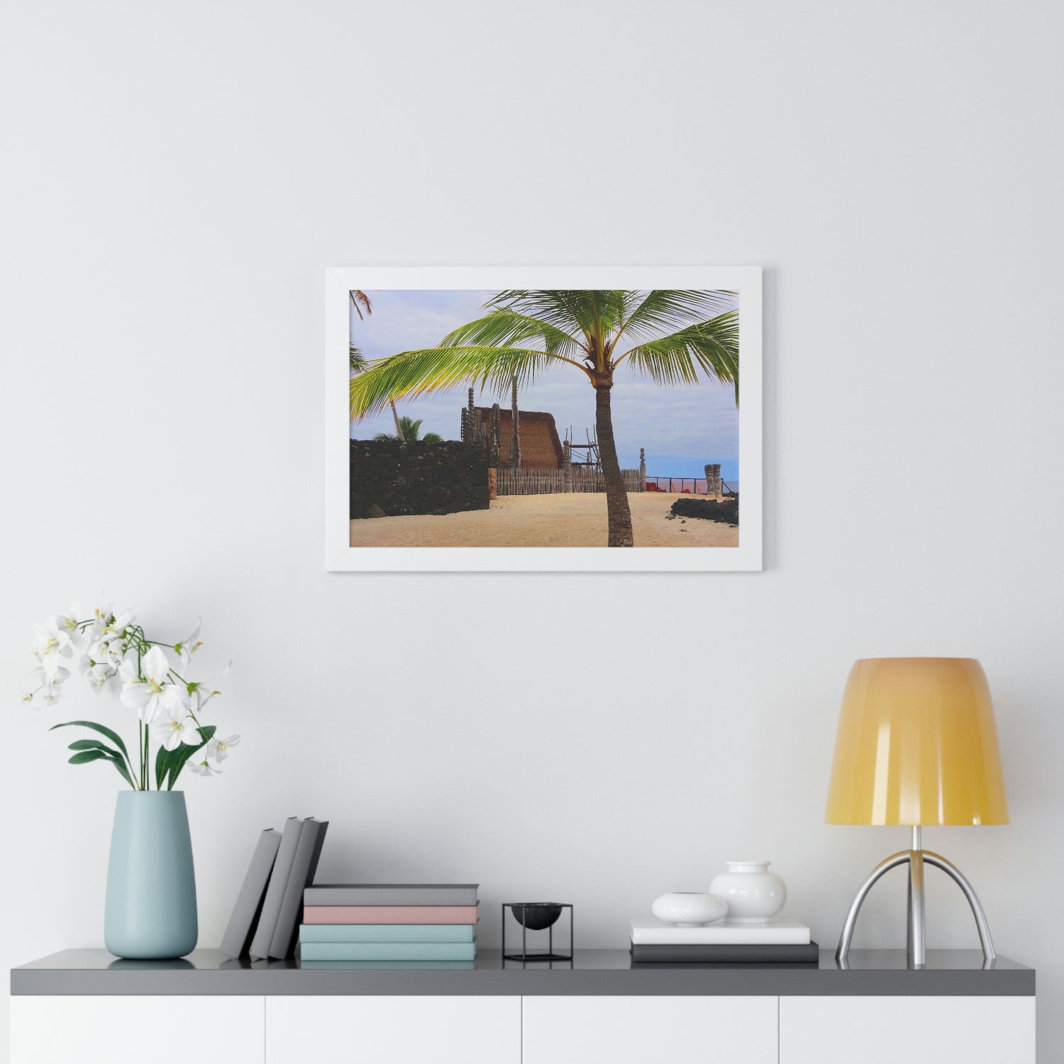 Florescence Hale O Keawe - Framed Horizontal Poster - Fry1Productions