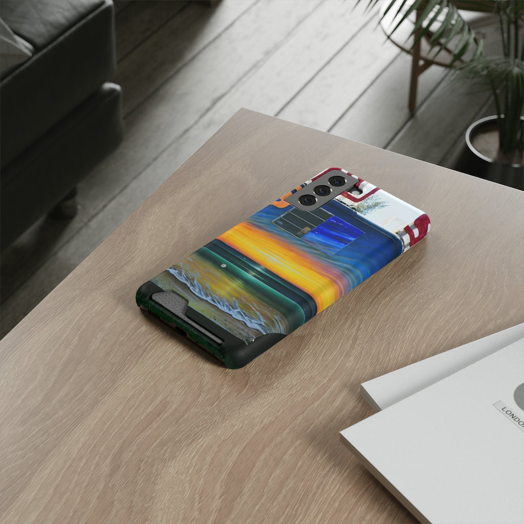 "Fumis Aloha" - Galaxy S22 S21 & iPhone 13 Case With Card Holder - Fry1Productions