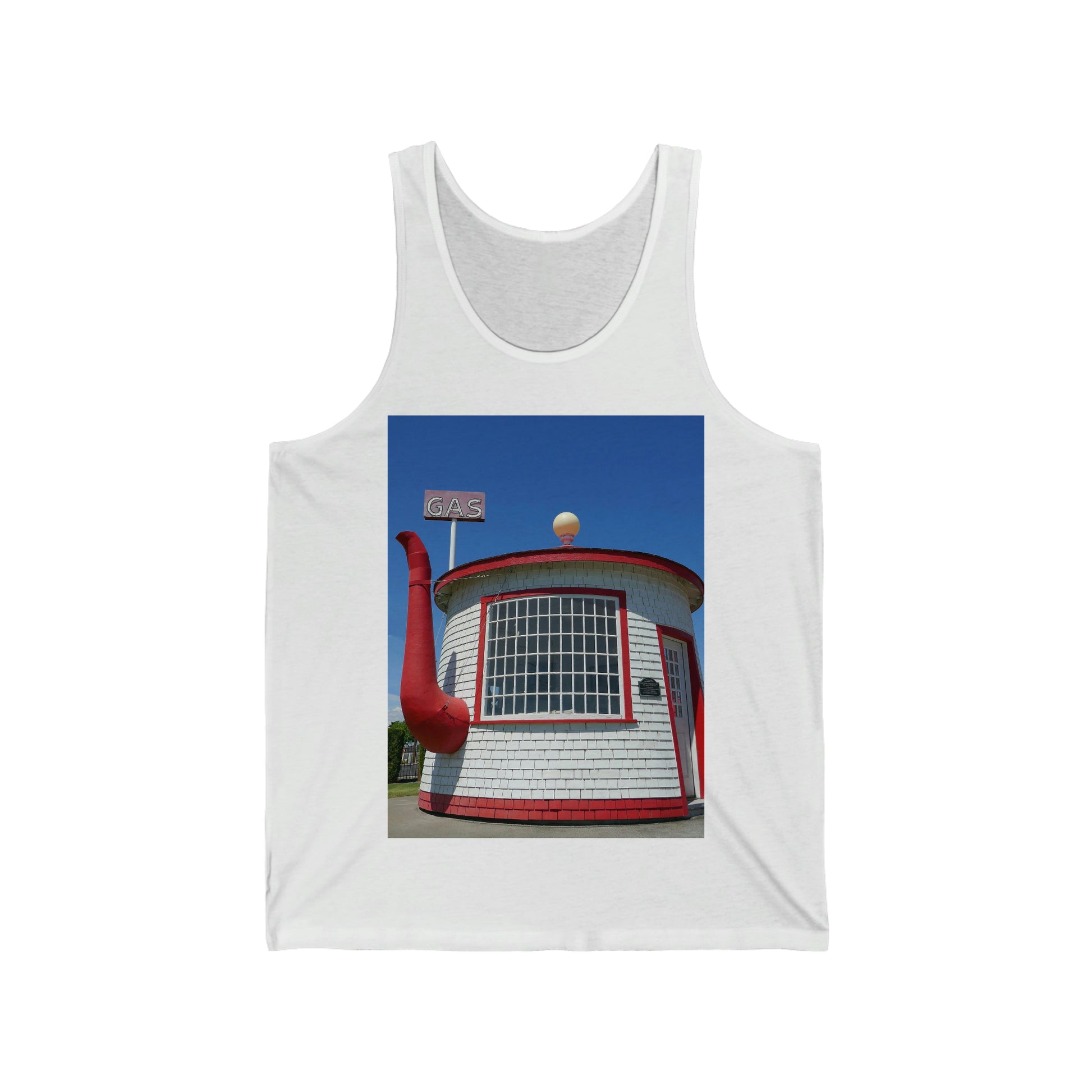 Historic Attraction Teapot Dome - Unisex Jersey Tank - Fry1Productions