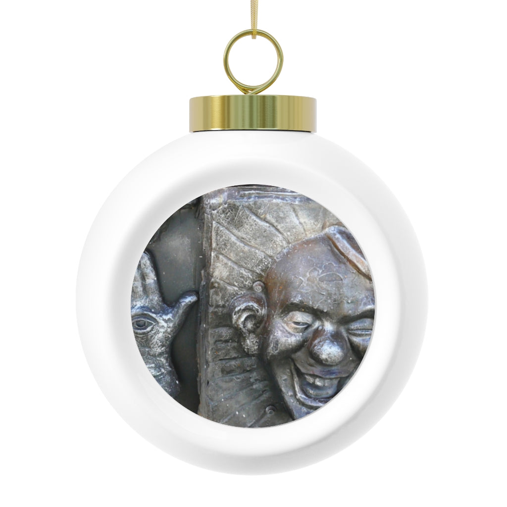 Cosmic Laughter - Christmas Ball Ornament - Fry1Productions