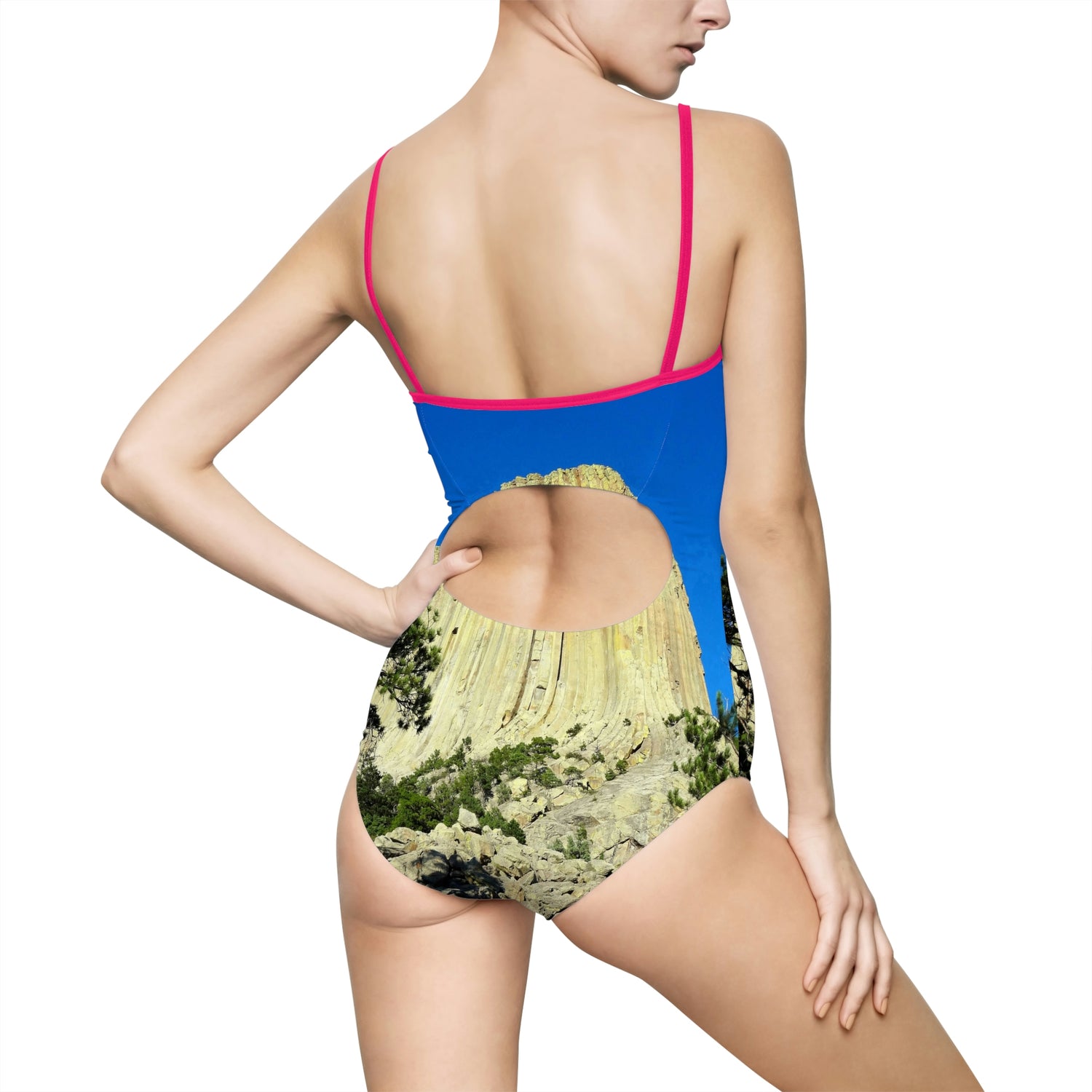 Reaching Heaven - Women's One-Piece Swimsuit - Fry1Productions