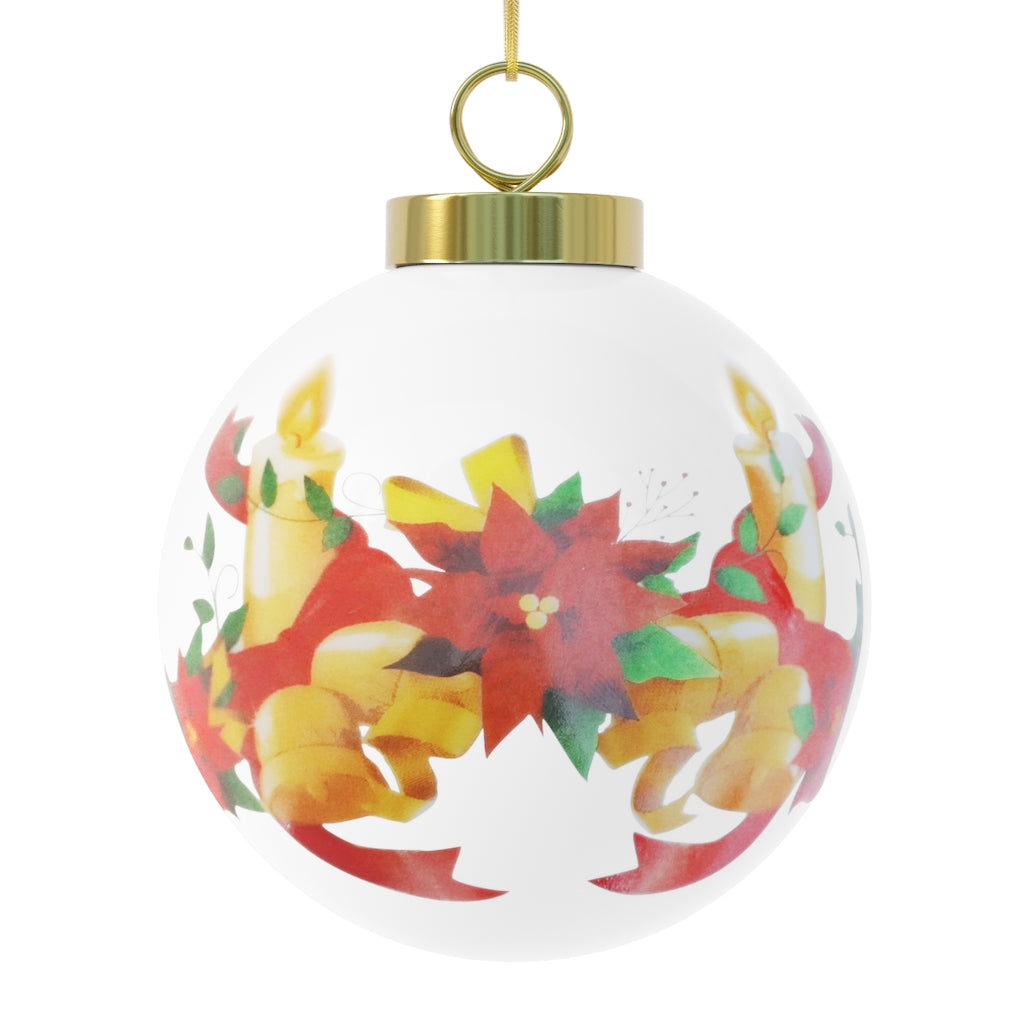 Flight Love - Christmas Ball Ornament - Fry1Productions
