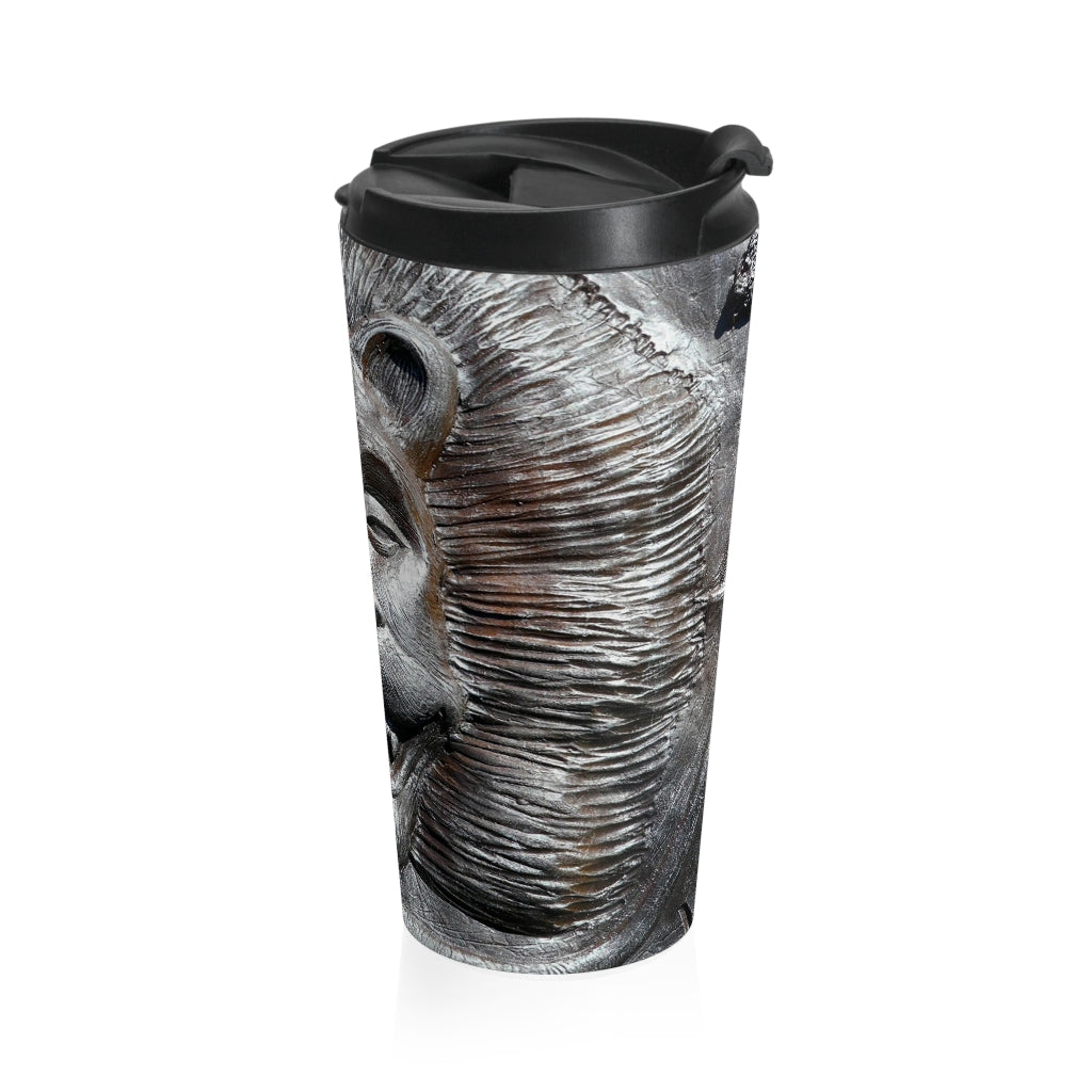 "Lion's Friends Forever" - Stainless Steel Travel Mug 15 oz - Fry1Productions