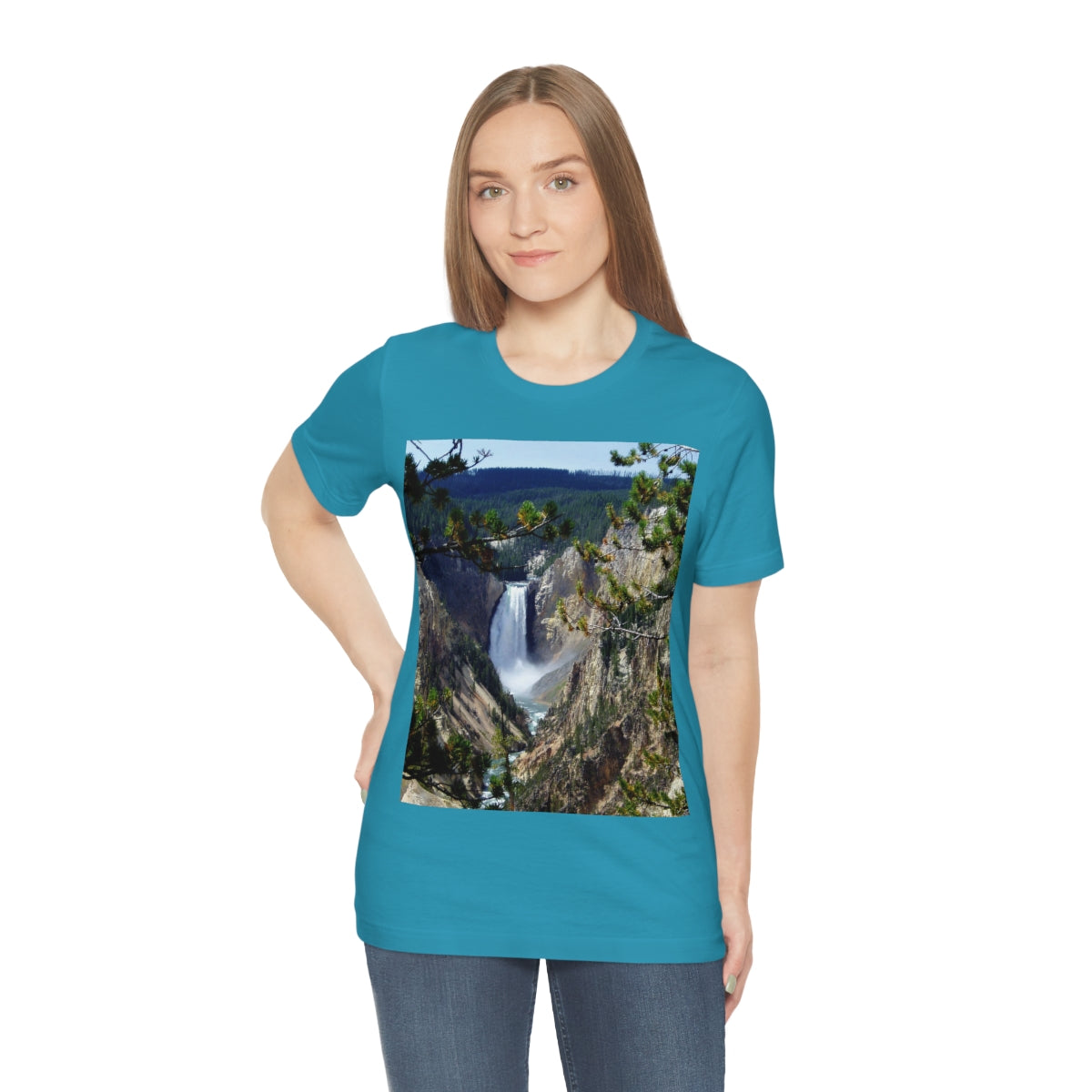 Yellowstone's Splendor - Unisex Jersey Short Sleeve T-Shirt - Fry1Productions