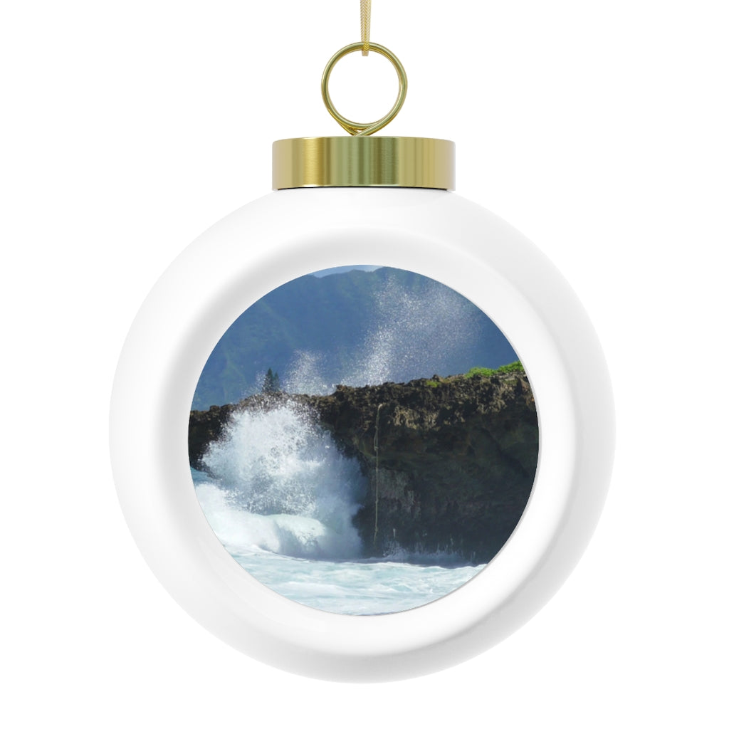 Rockin Surfer's Rope - Christmas Ball Ornament - Fry1Productions