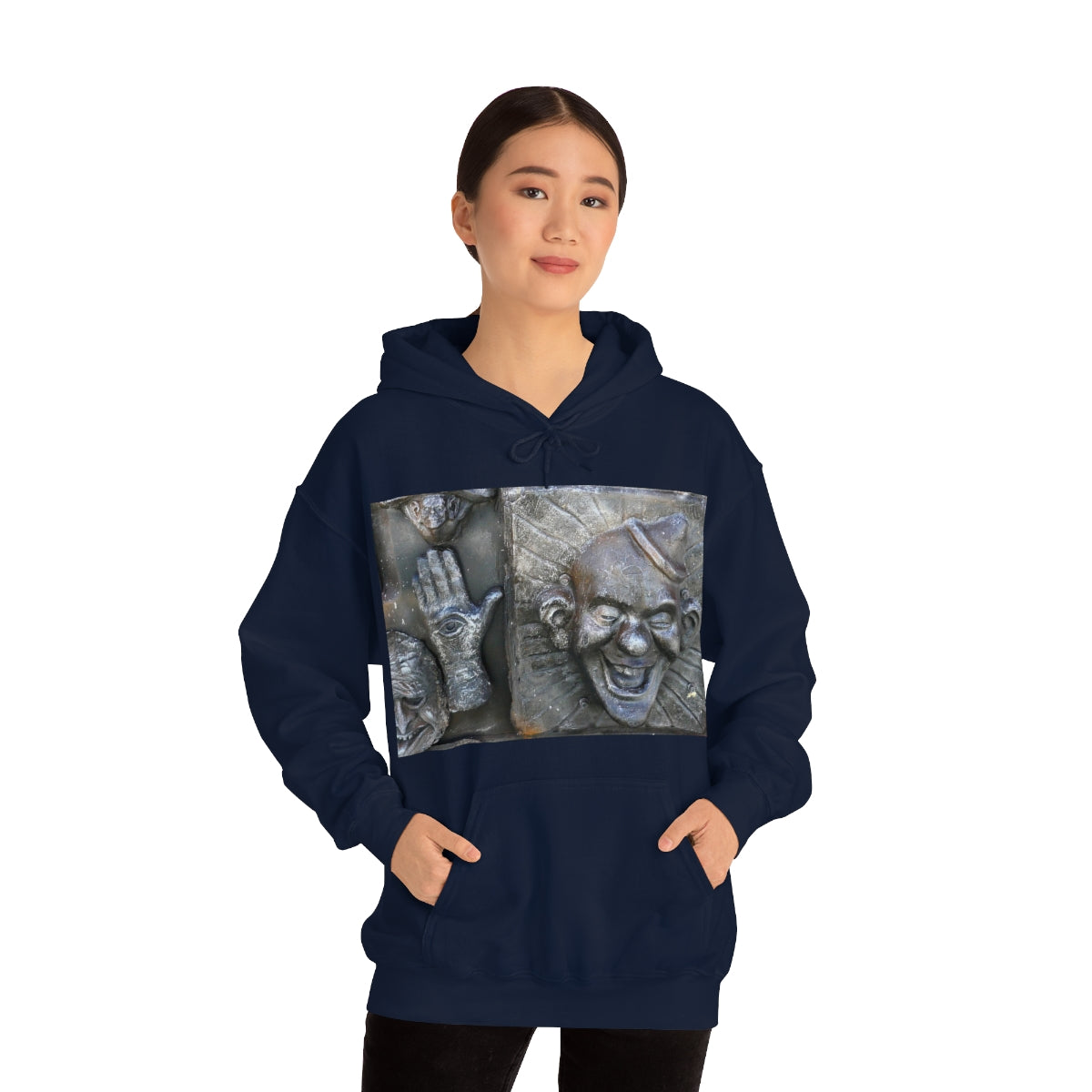 Cosmic Laughter - Unisex Heavy Blend Hooded Sweatshirt - Fry1Productions