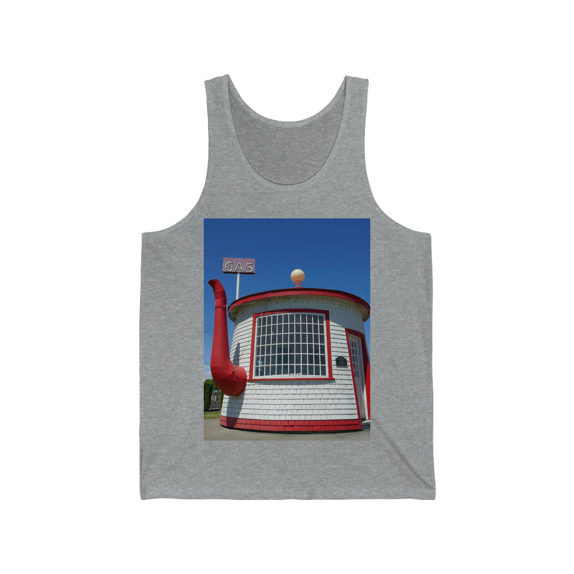 Historic Attraction Teapot Dome - Unisex Jersey Tank - Fry1Productions