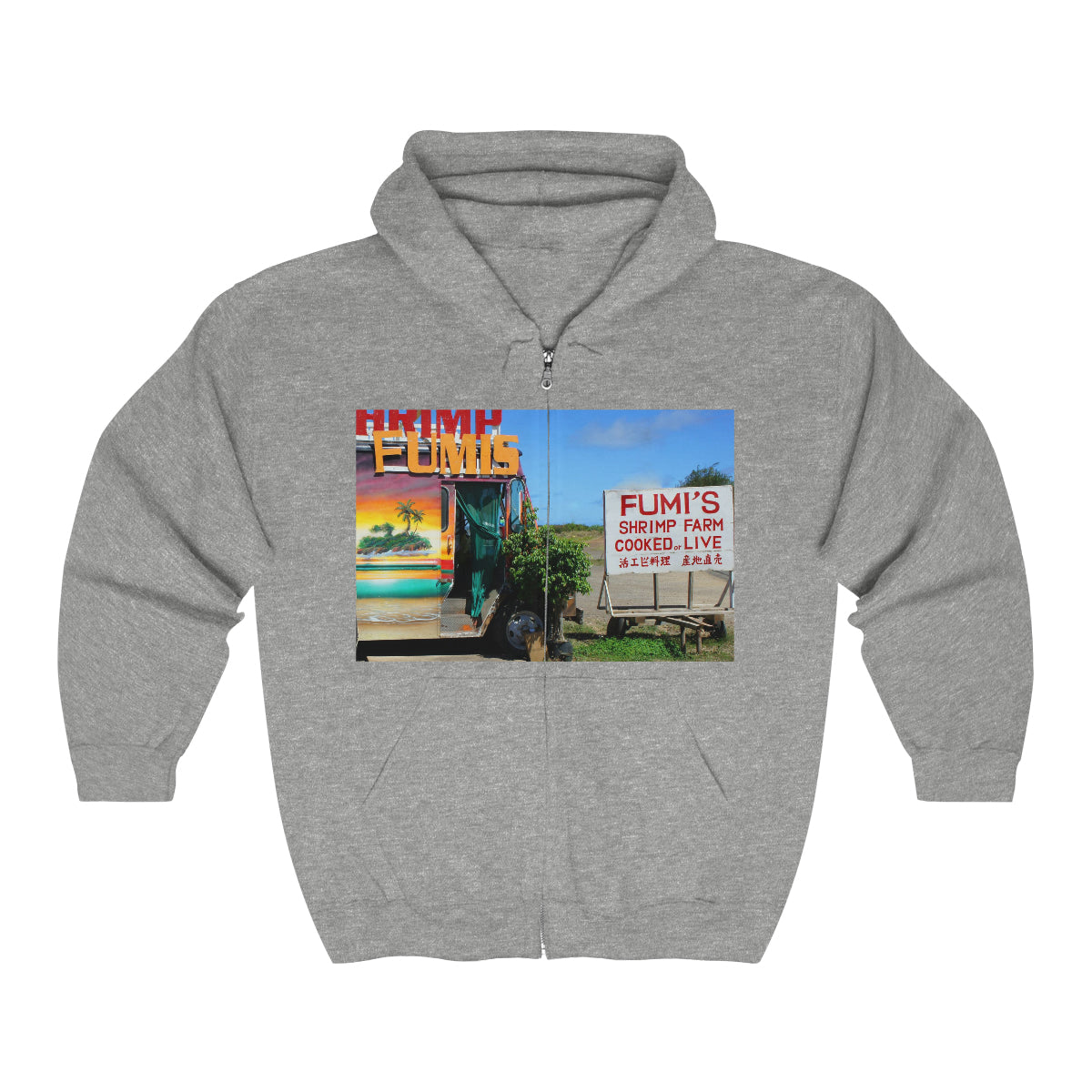 Kaulana Delights - Unisex Heavy Blend Full Zip Hooded Sweatshirt - Fry1Productions