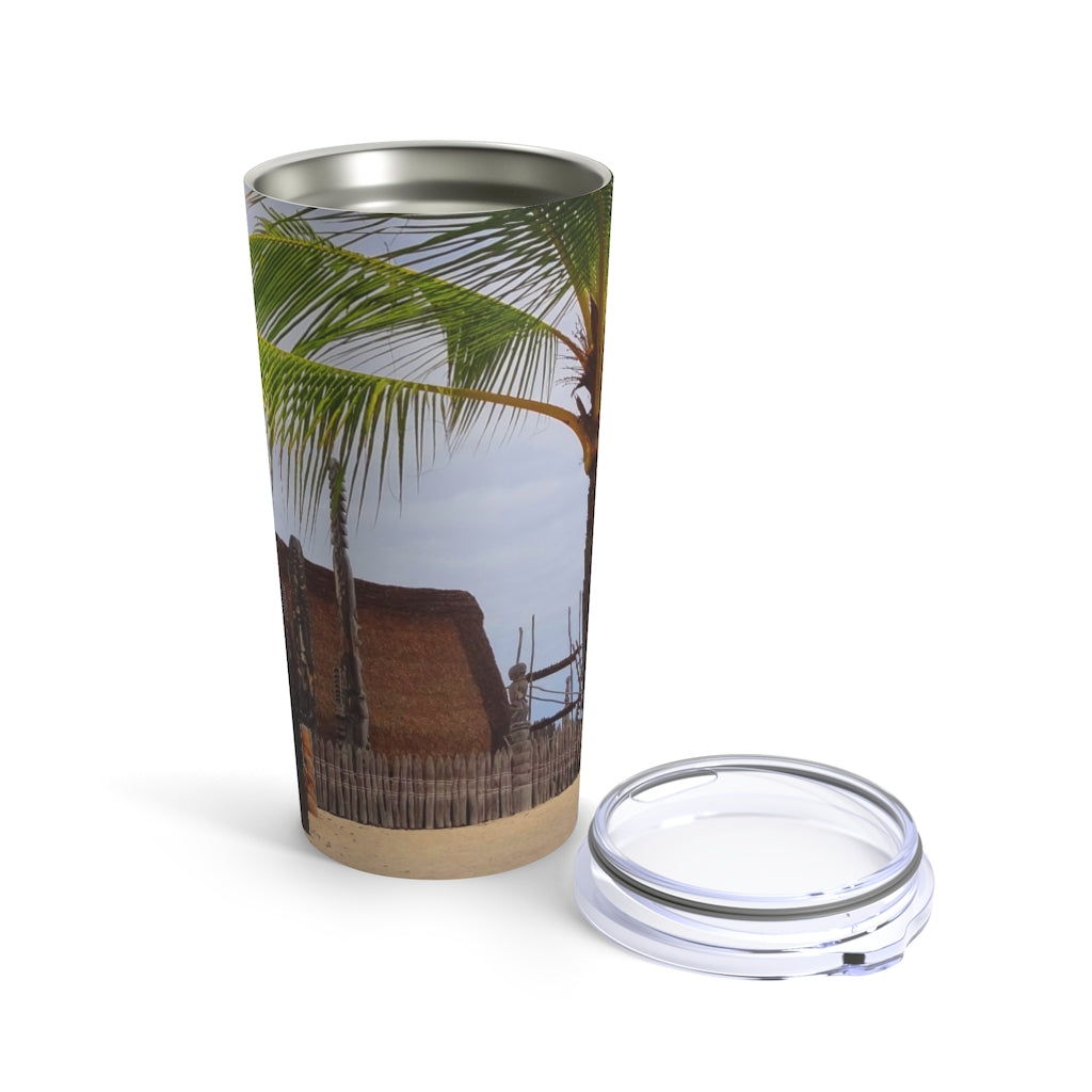 "Florescence Hale O Keawe" - Stainless Steel Tumbler 20 oz - Fry1Productions