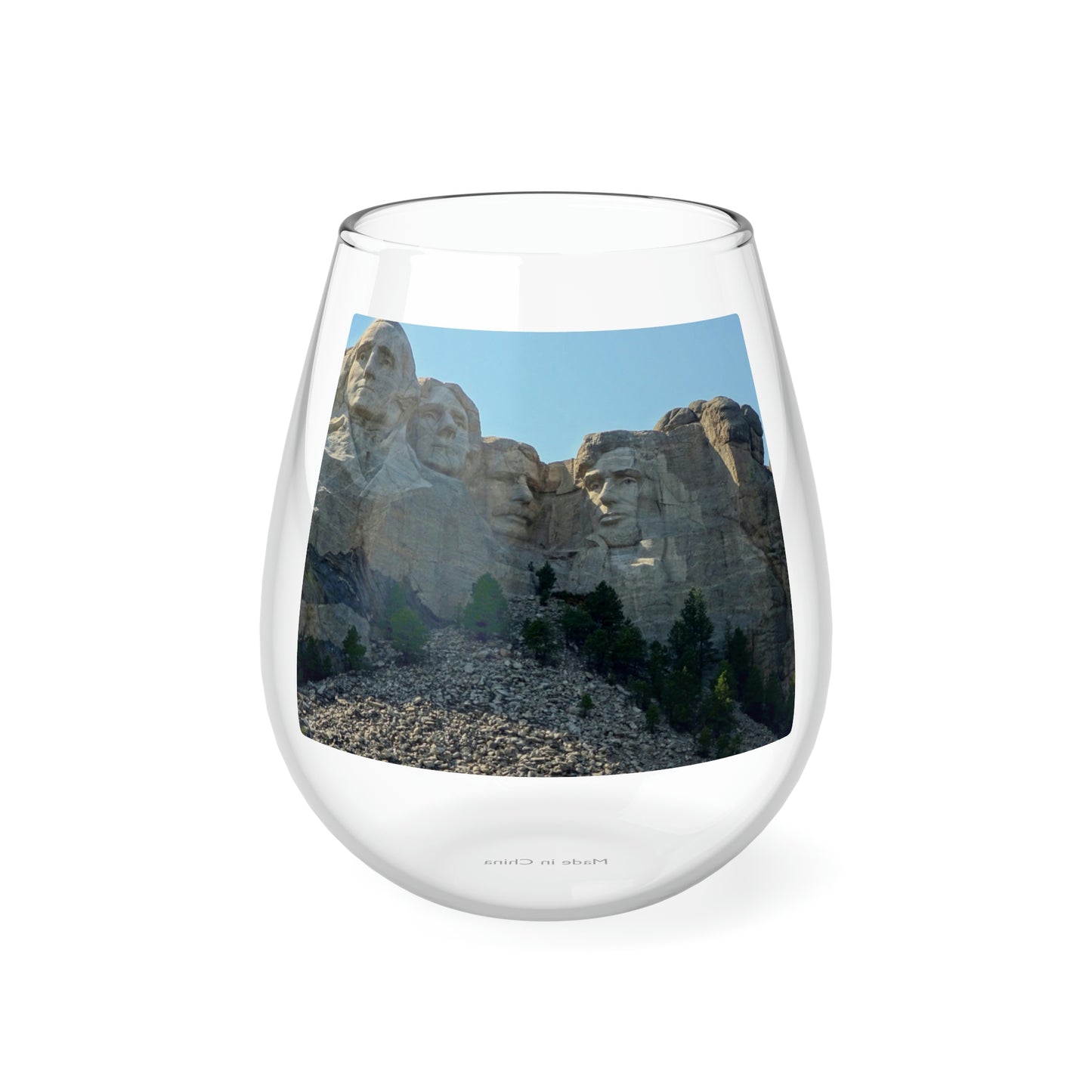 History Remembered Forever - Stemless Wine Glass, 11.75 oz - Fry1Productions