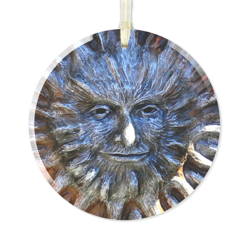 Sun God - Glass Ornament - Fry1Productions