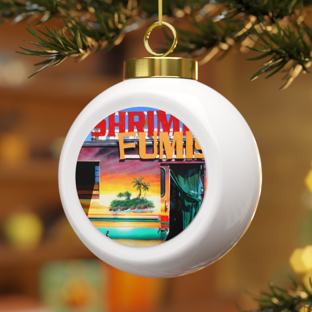 Island Love - Christmas Ball Ornament - Fry1Productions