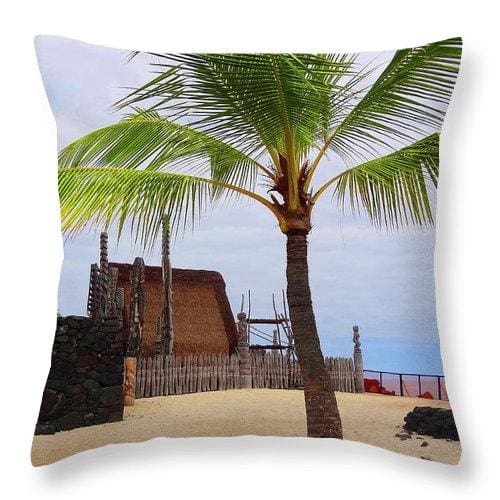 Florescence Hale O Keawe - Throw Pillow - Fry1Productions